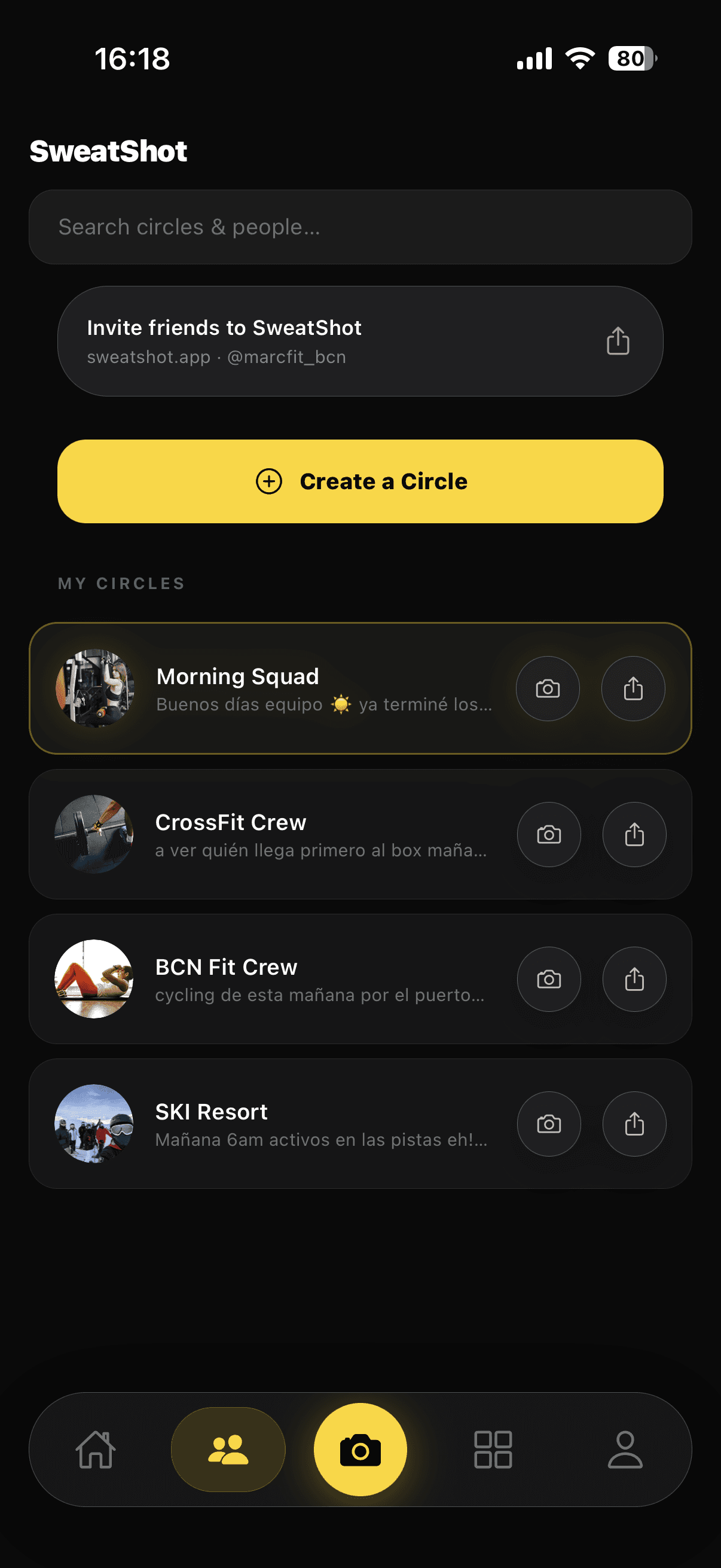 App circles